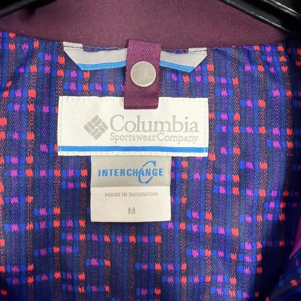 Columbia Medium Ski Snowboard‎ Coat Whirlibird Intercharge Omni-Tech Jacket